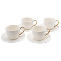 Coffee cups 4p.  Aryal, 0.09L, D6.2xH5cm