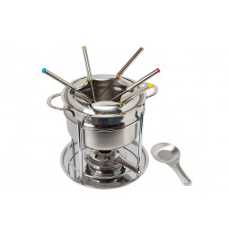 Fondue set for 6 persons Inox, 19 x 17cm
