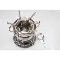 Fondue set for 6 persons Inox, 19 x 17cm