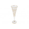 Crystal wine glass Glacier Golden, 200ml, H24xD8cm