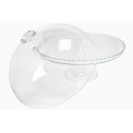 Tray with lid Lara, glass, D32 x H26cm