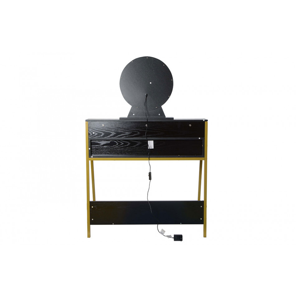 Dressing table with mirror Franca, LED, 90x40x135cm