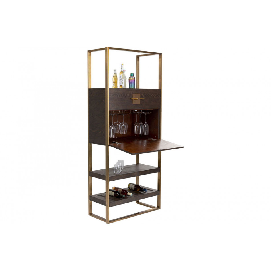 Bar cabinet Osaka, H192.5x85x39cm
