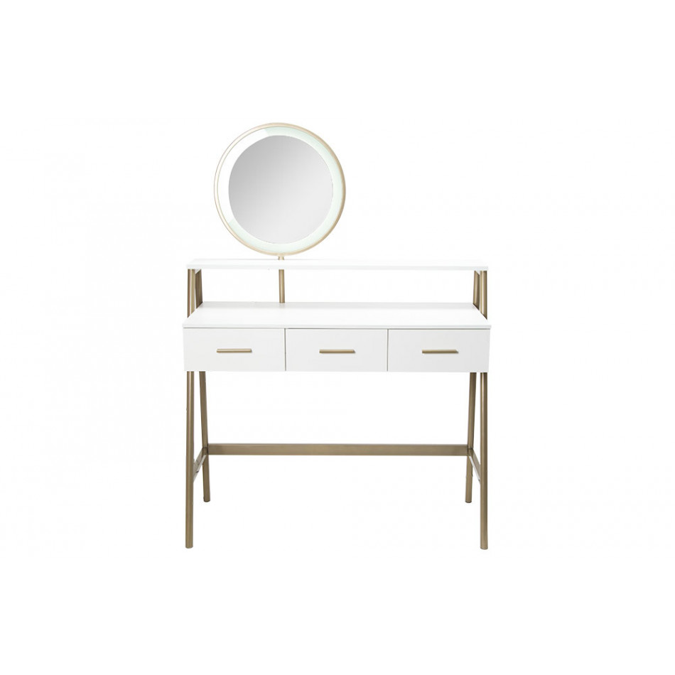 Dresser with mirror Fuente, LED, 100x40x137cm