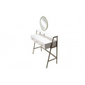 Dresser with mirror Fuente, LED, 100x40x137cm