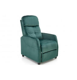 Arm chair Helipe,d.green, H103x84x76,seat surf.H48cm