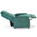 Arm chair Helipe,d.green, H103x84x76,seat surf.H48cm
