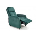 Arm chair Helipe,d.green, H103x84x76,seat surf.H48cm