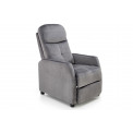 Arm chair Helipe, grey, H103x84x76,seat surf.H48cm