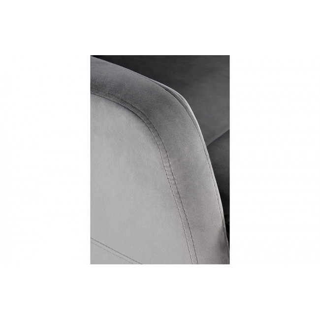 Arm chair Helipe, grey, H103x84x76,seat surf.H48cm