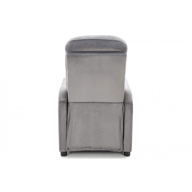 Arm chair Helipe, grey, H103x84x76,seat surf.H48cm
