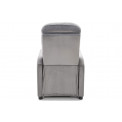 Arm chair Helipe, grey, H103x84x76,seat surf.H48cm