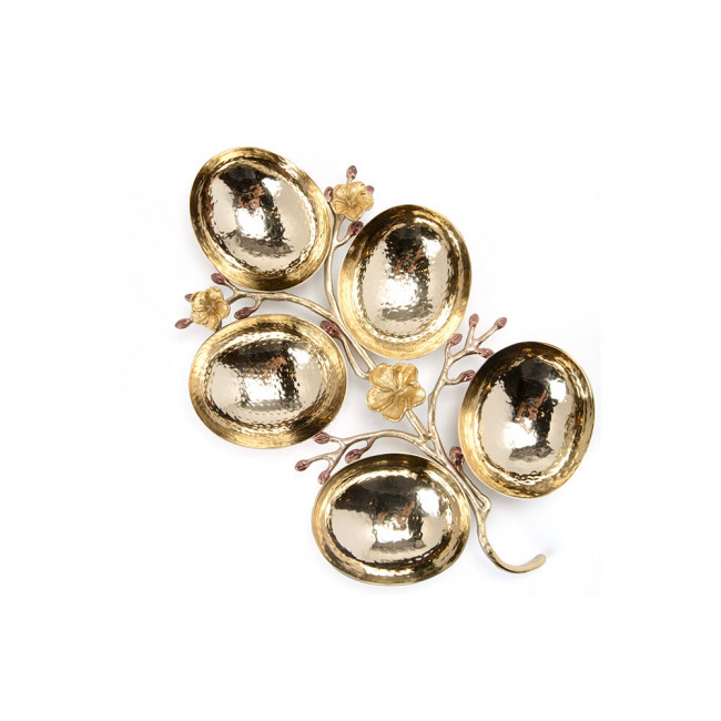 Decorative dish Branch leafs, 32x20cm