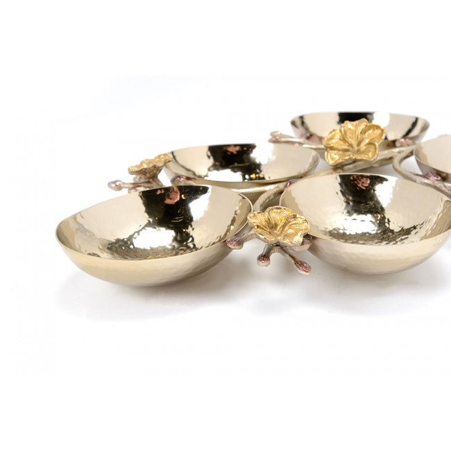 Decorative dish Branch leafs, 32x20cm