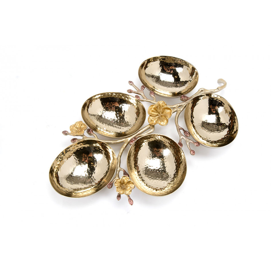 Decorative dish Branch leafs, 32x20cm