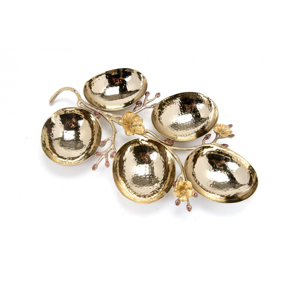 Decorative dish Branch leafs, 32x20cm