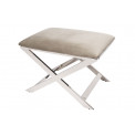 Bench Engen, ivory colour, 59.5x45.5x44.5cm