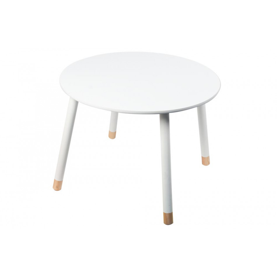 Table Sweet, white, D60cm