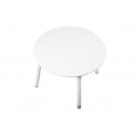 Table Sweet, white, D60cm