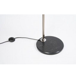Floor lamp Sentor, white/silver color, H174x64x36cm, E27 60W