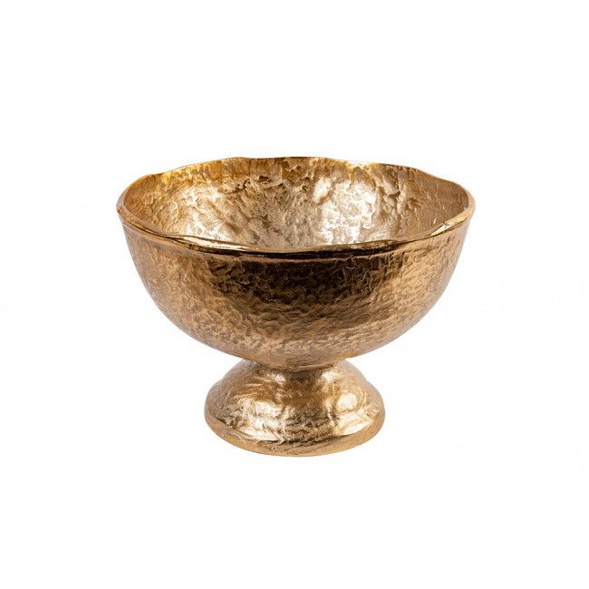 Decorative bowl Vonda, gold, H-24cm, D-37cm