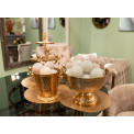 Decorative bowl Vonda, gold, H-24cm, D-37cm