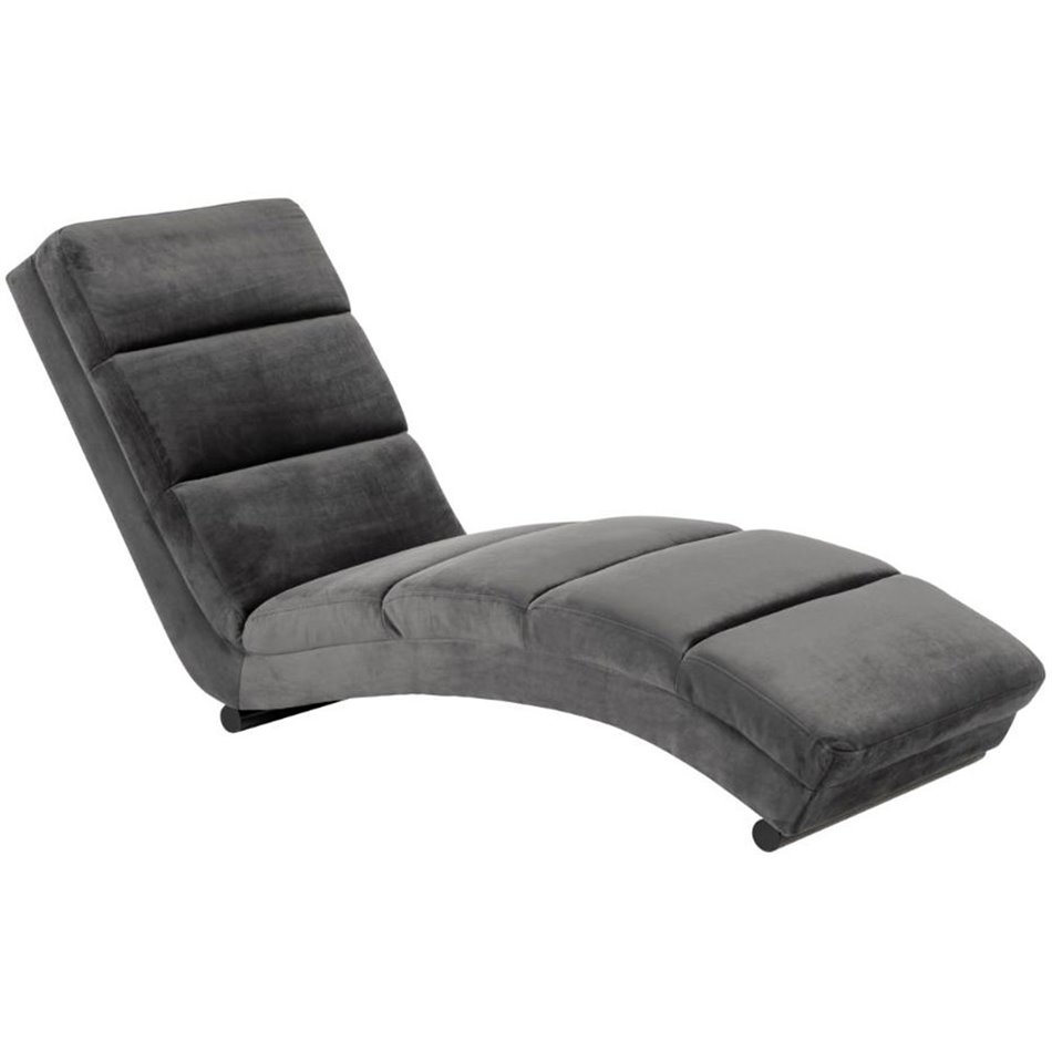 Chaise longue Slinky, grey, 60x170x82cmx78cm