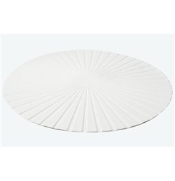 Placemat Realdo, white, D38cm