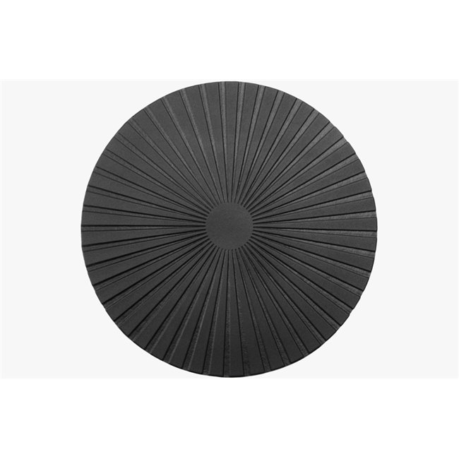 Placemat Realdo, black, D38cm