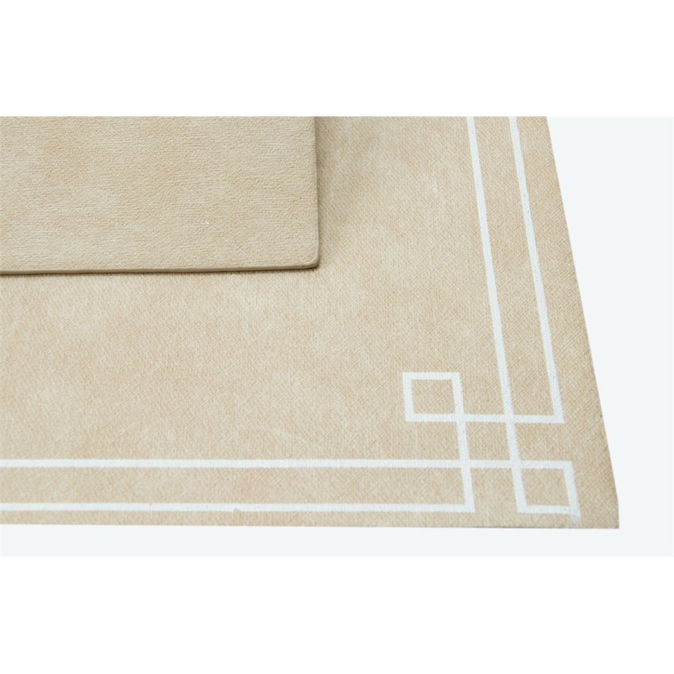 Placemat Reni beige/white, 35x35cm