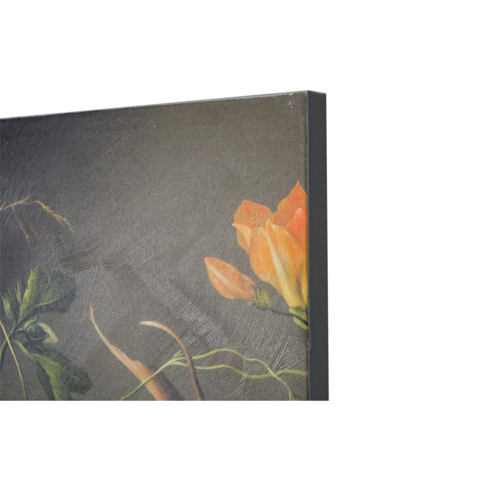 Picture Flowers, pink/blue, 80x3x80cm