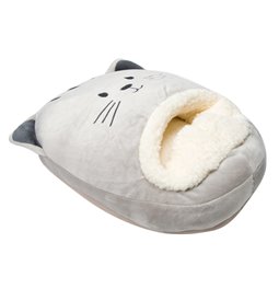 Foot warmer Kitty, gray, 34x26cm