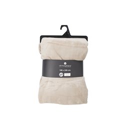 Blanket flanel Atmosphera, linen, 180x230cm