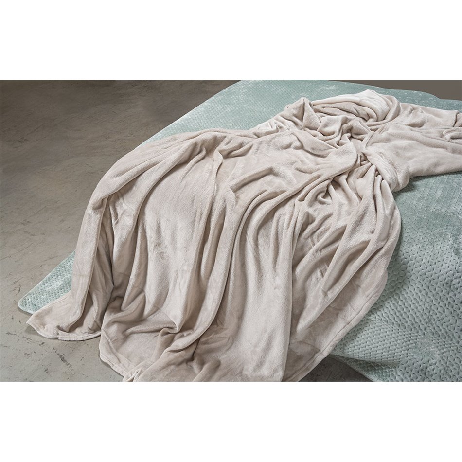 Blanket flanel Atmosphera, linen, 180x230cm
