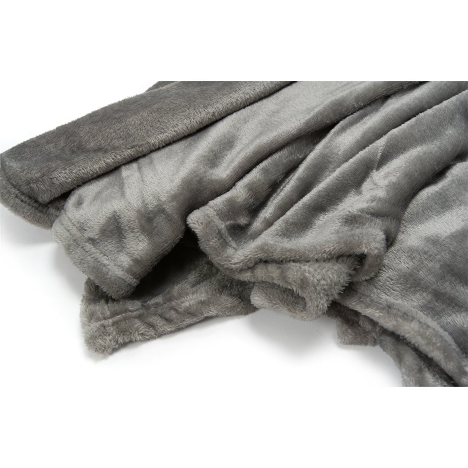 Throw Uni, dark grey, 180x230cm