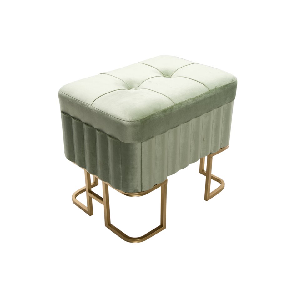 Bench Faro S, sage, 48x35x41cm