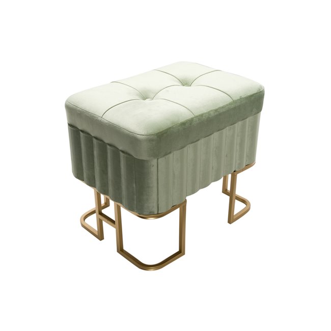 Bench Faro S, sage, 48x35x41cm