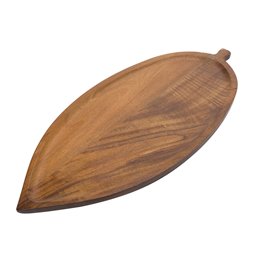 Acacia wood plate, 36x16x1.9cm