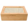 Bamboo tea box, 24x16.5x7.5cm