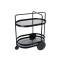 Serving trolley Totler, black, 66.5x45.5x74cm