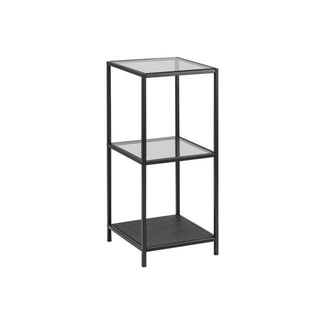 Bookcase Seaford, black, 35x37x82.5cm
