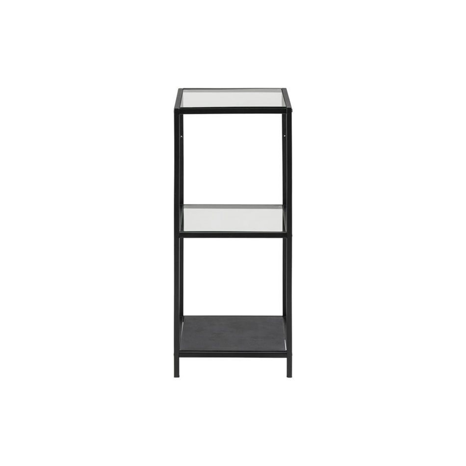 Bookcase Seaford, black, 35x37x82.5cm