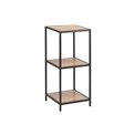 Bookcase Seaford, oak/black, 35x37x82.5cm