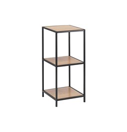 Bookcase Seaford, oak/black, 35x37x82.5cm