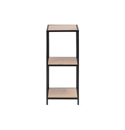 Bookcase Seaford, oak/black, 35x37x82.5cm