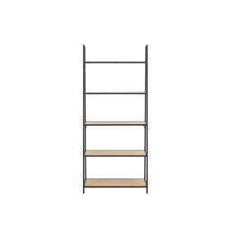 Bookcase Seaford III, black, 77x36x174.5cm