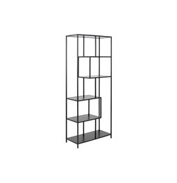 Bookcase Seaford V, black, 77x35x185cm