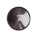 Dinner plate Astra, black, D28cm