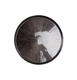 Dinner plate Astra, black, D28cm