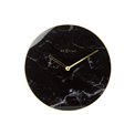Wall clock Marble, black, D40cm